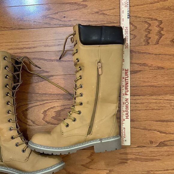 Forever Lace up 6.5 knee boots - Picture 11 of 12